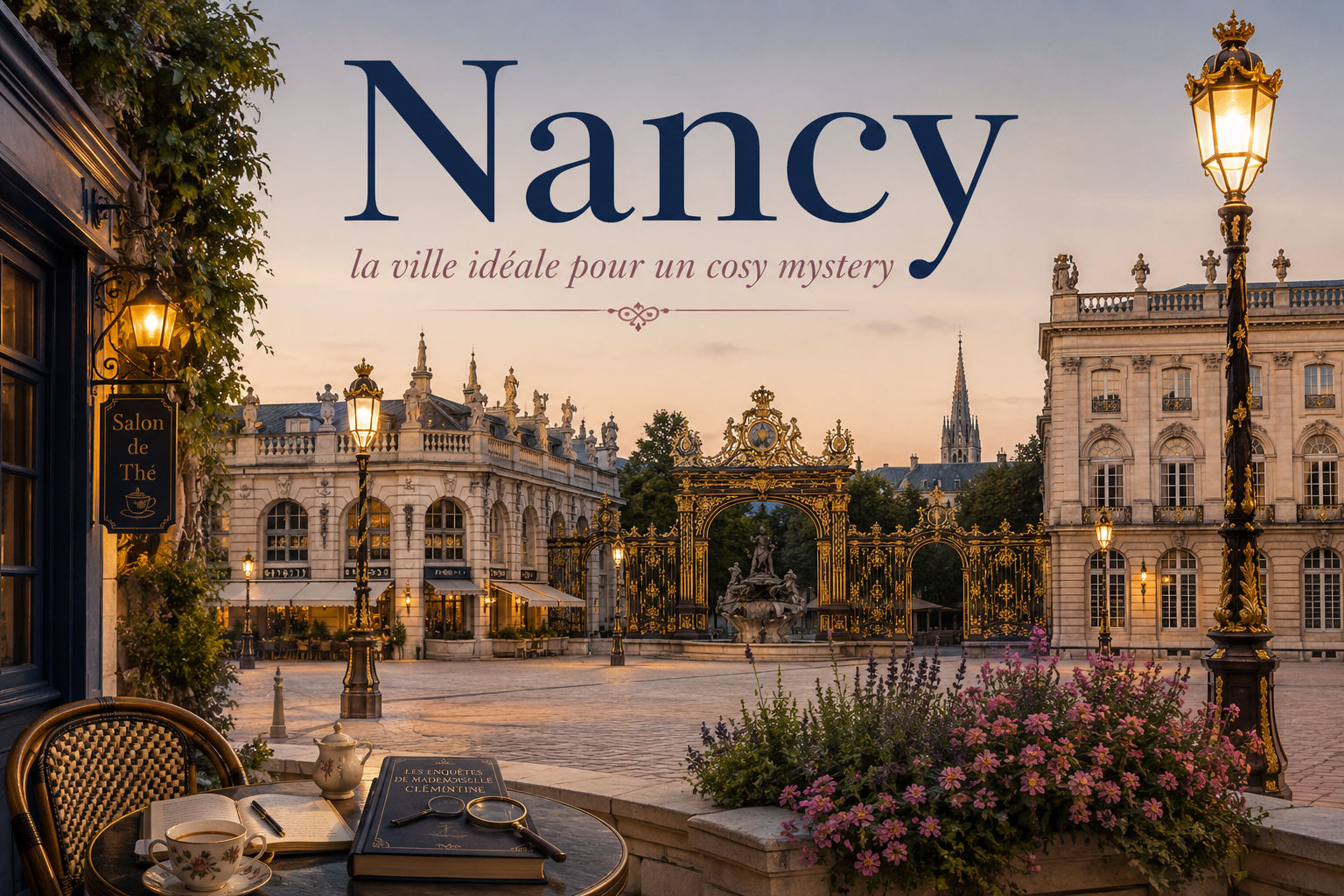 Nancy : la ville idéale d’un cosy mystery